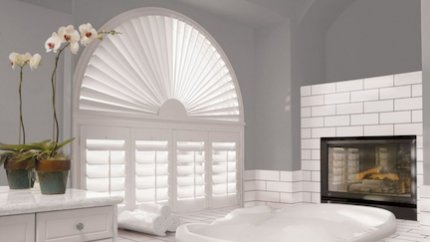 Shutters for Uniquely-Shaped Windows in New Brunswick